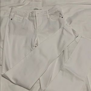 Old navy white skinny jeans